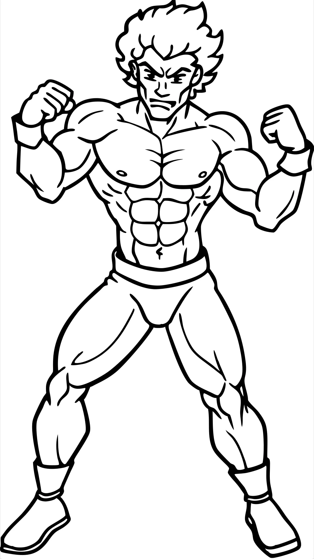 baki hanma coloring page